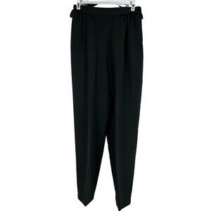 Lady Manhattan Women's Dress Trousers Size 8 Black 100% Polyester